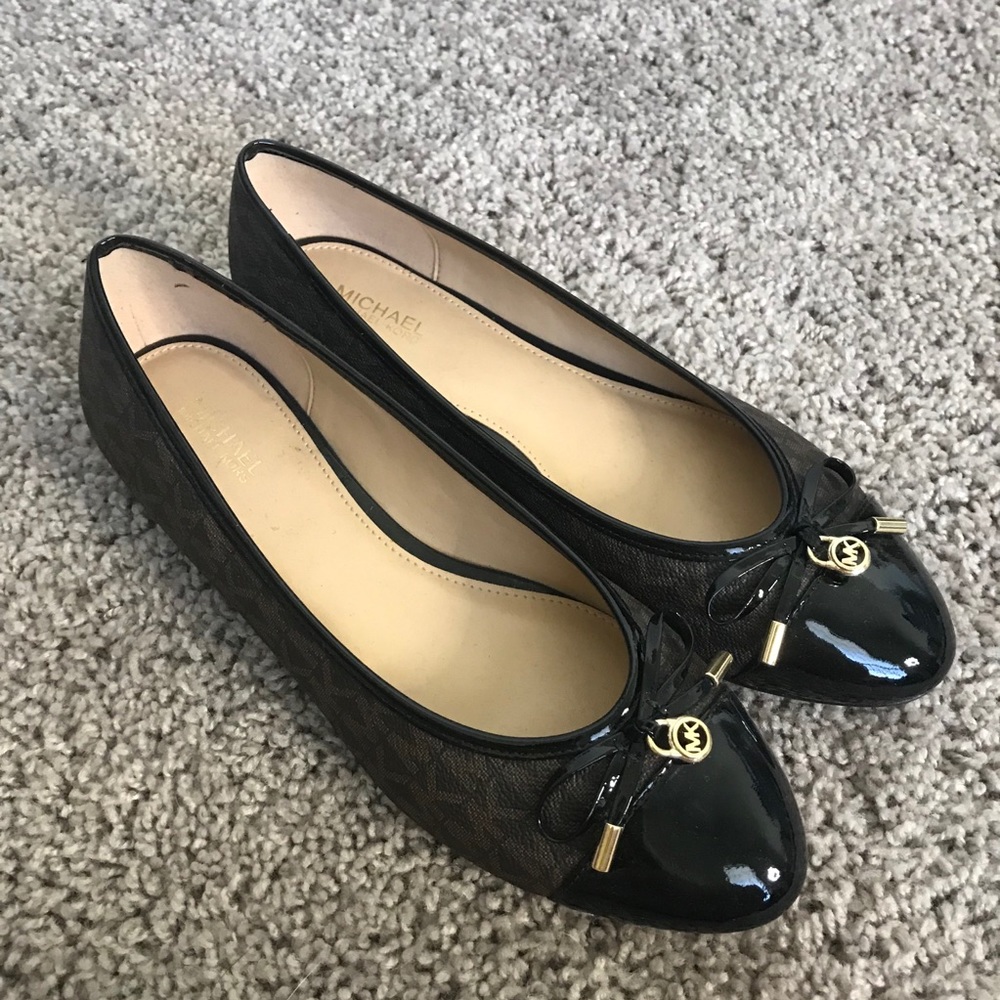 Michael Kors MK Logo Ballet Flats
